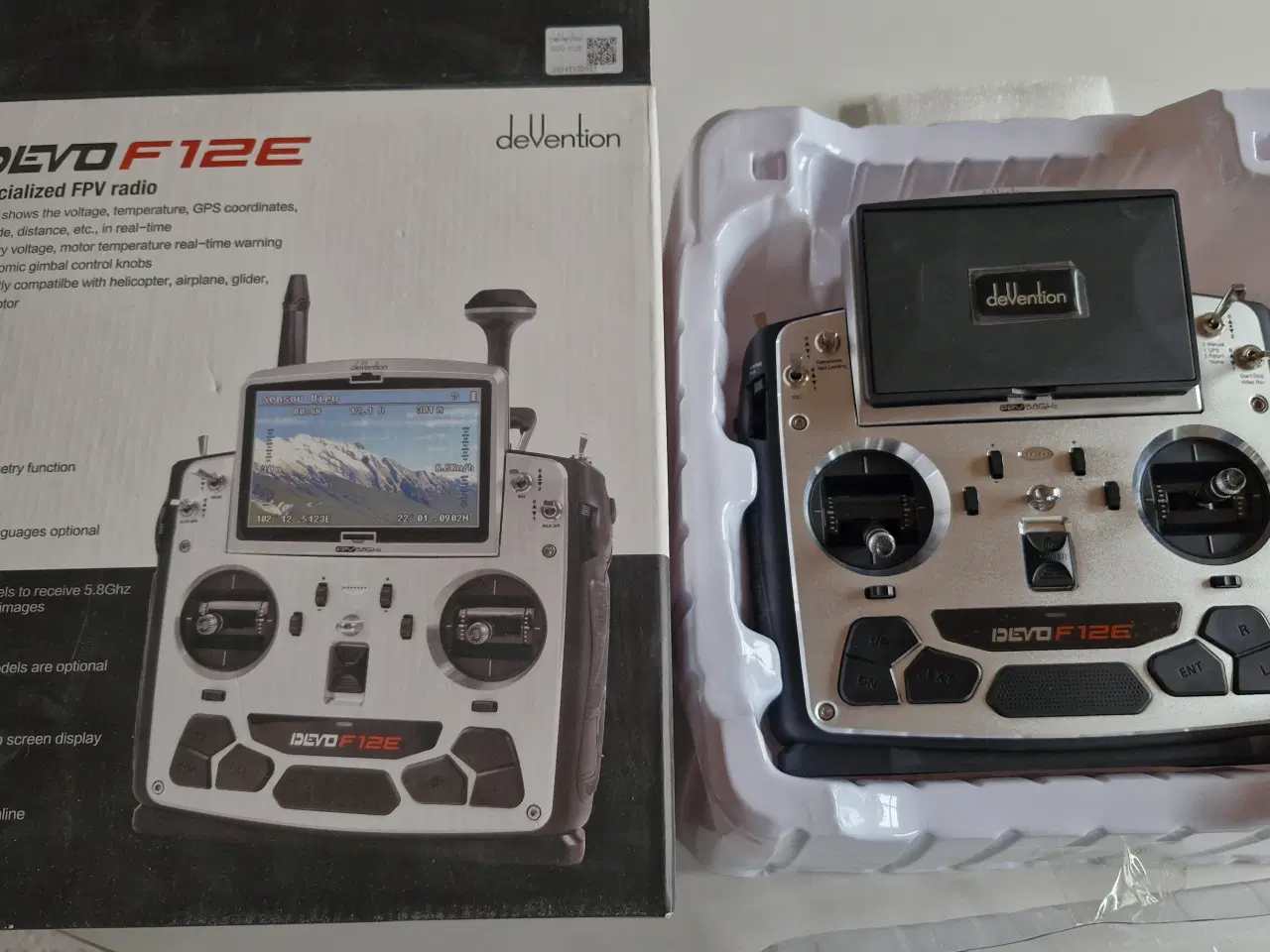 Billede 1 - Radiostyring, Devo F12E, 2,4 GHz DSSS+5,8GHz video