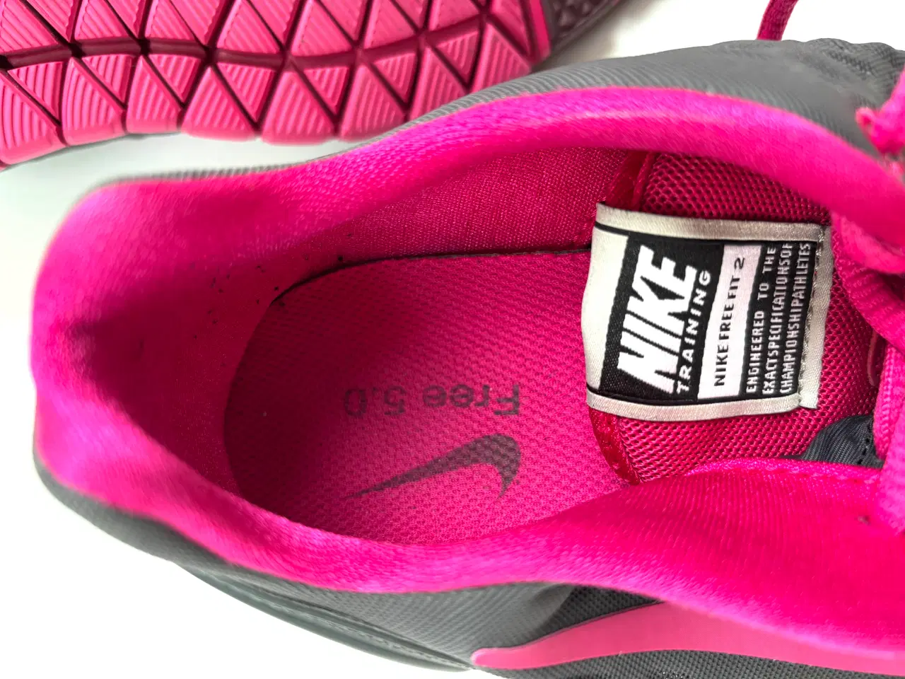 Billede 3 - Nike Free Fit 2, grå/pink, str. 38,5