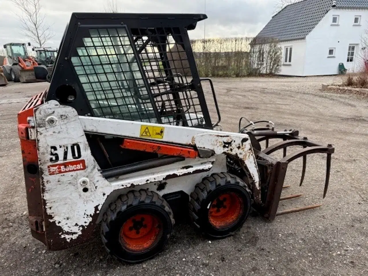 Billede 7 - Bobcat S 70 EKSTRA SMALLE  HJUL, KLO, GAFLER, 2 SKOVLE