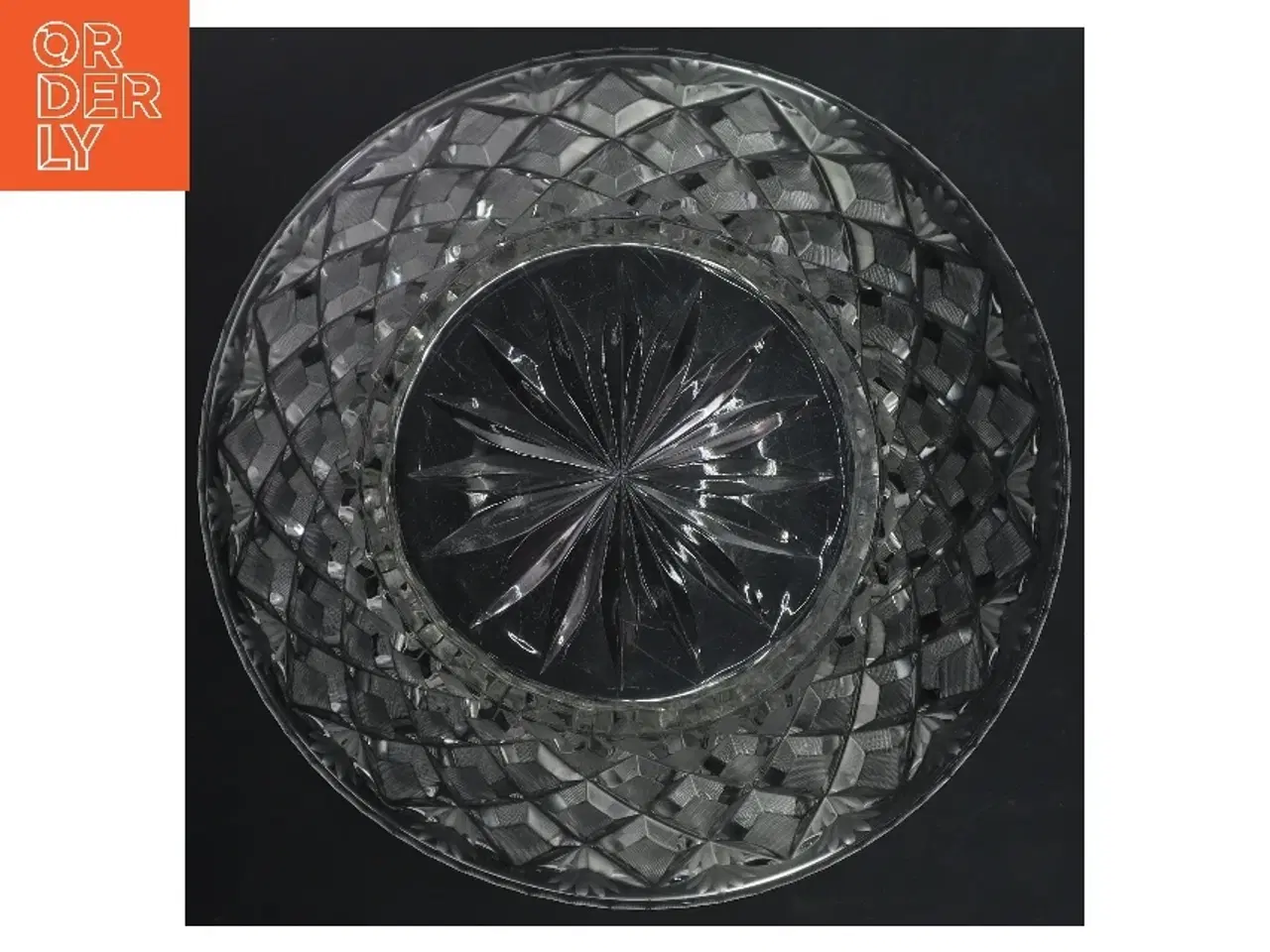 Billede 2 - Krystal skål (str. Ø 26 cm)