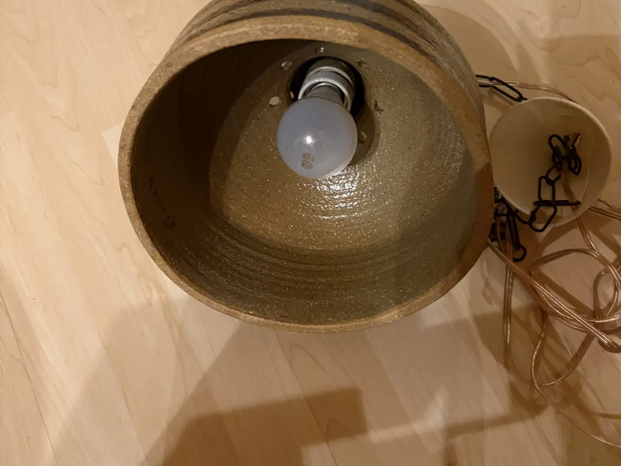 Billede 3 - Retro stentøjs pendel/lampe