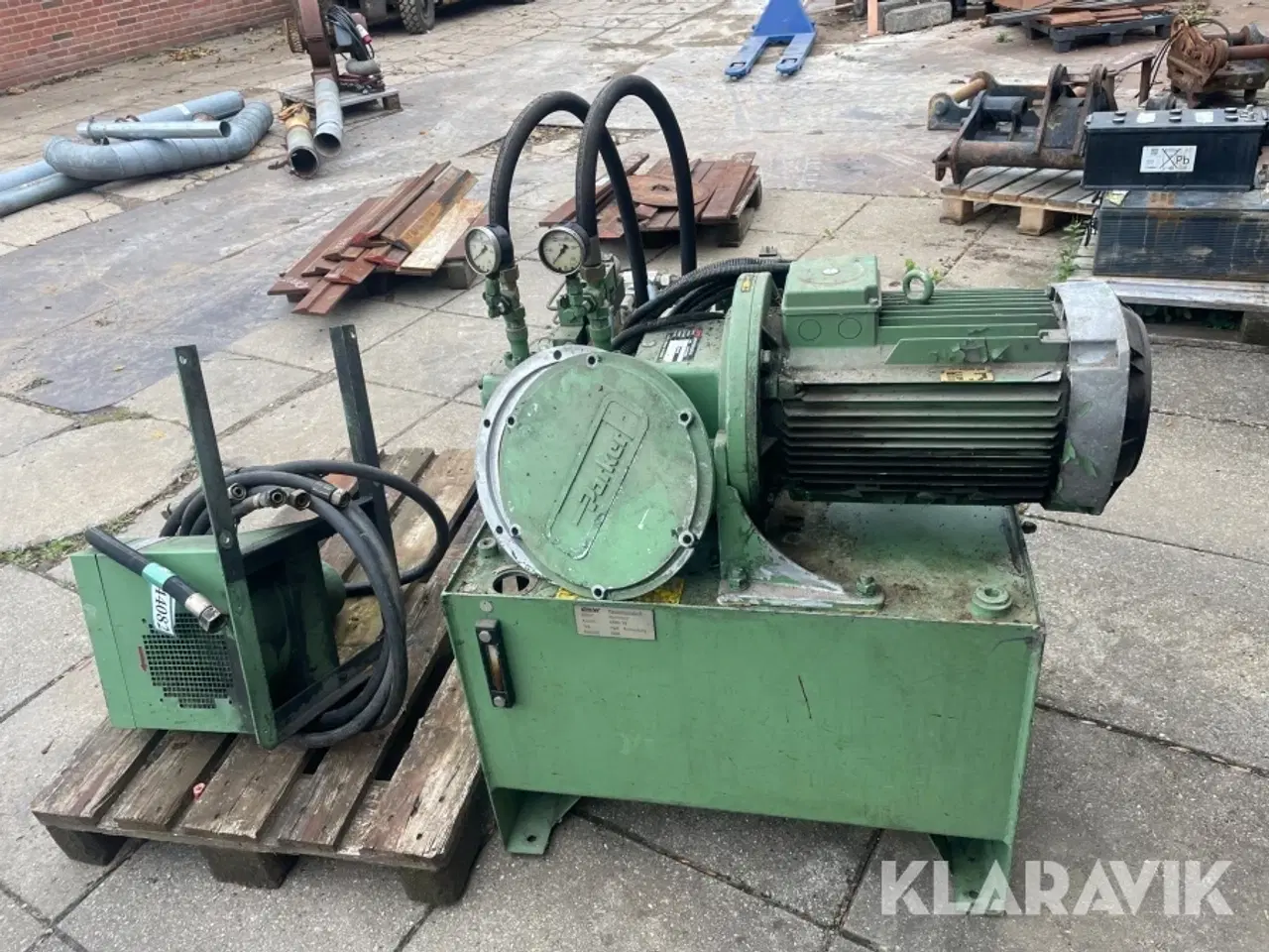 Billede 7 - Hydraulik station Dimter 89257 med kølerenhed