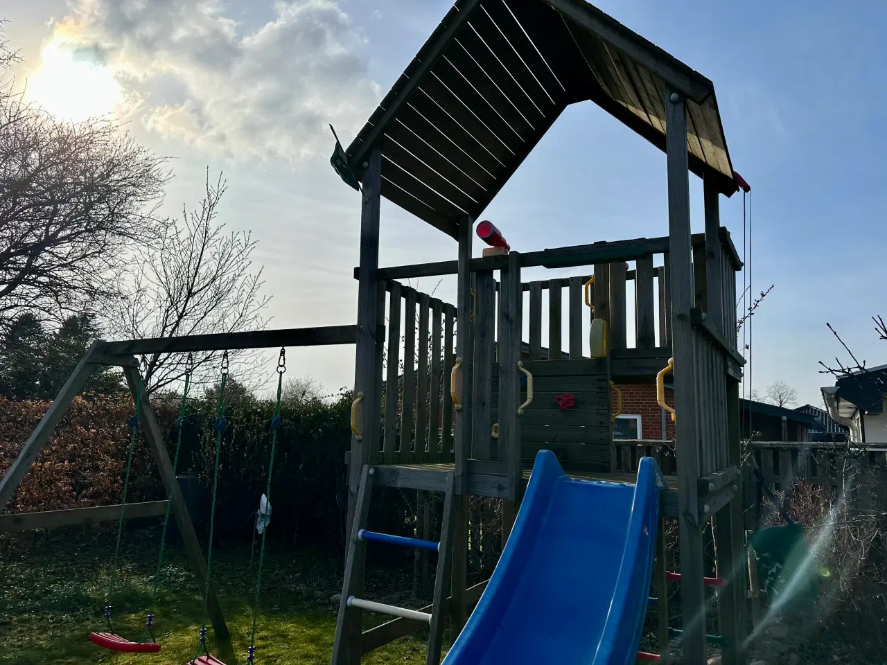 Billede 2 - Jungle Gym Palace legetårn med 2 gynger