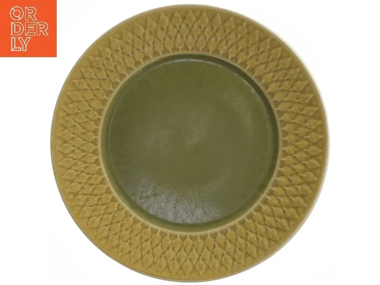 Billede 2 - Relief spise tallerkener fra Bing og Grøndahl senere Kronjyden.Tallerkener sæt (str. 6 stk Ø 25 cm)