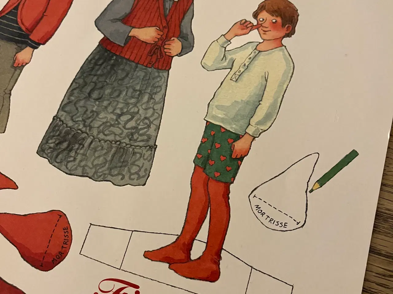 Billede 4 - Jul på slottet klippeark