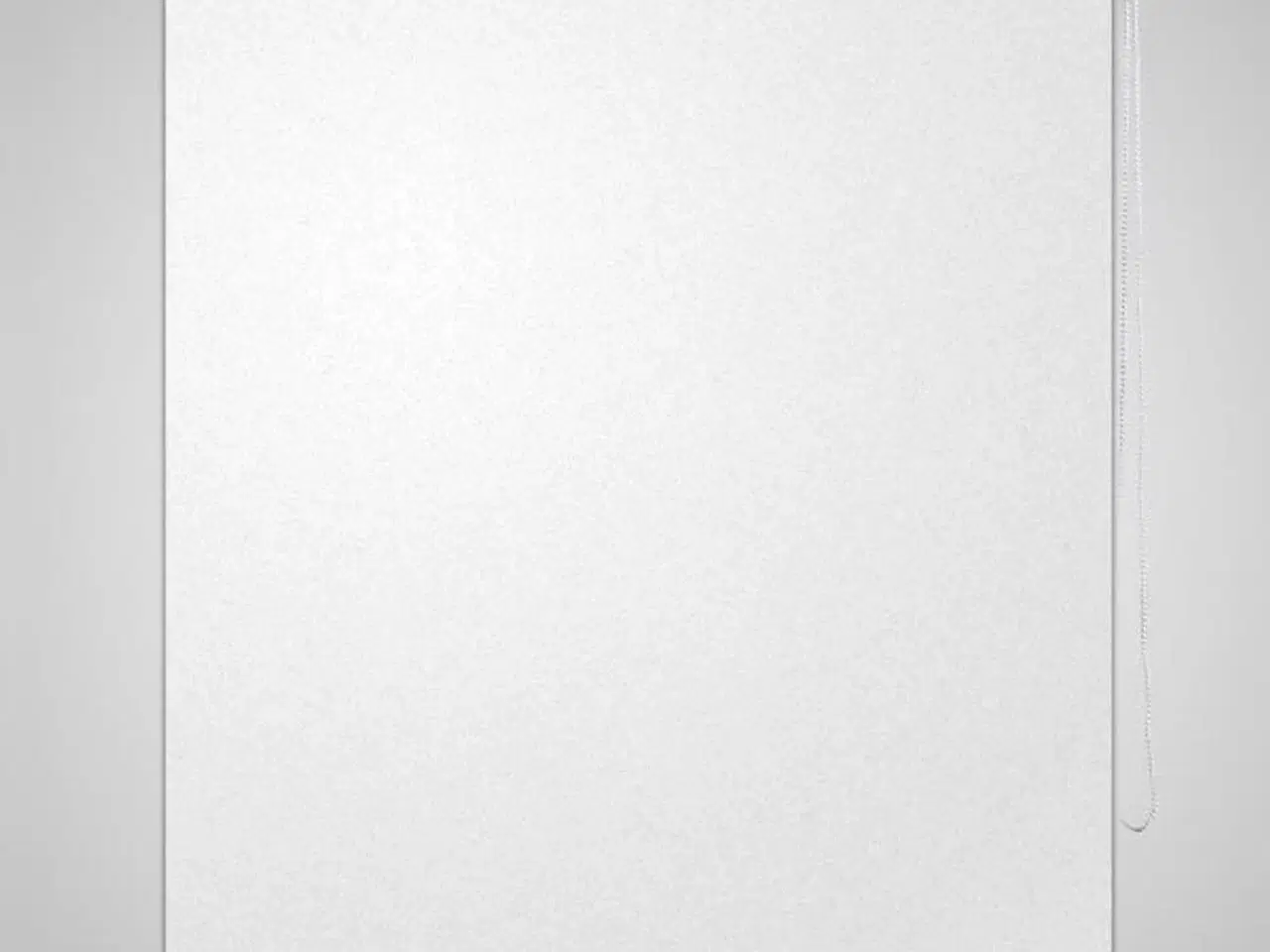 Billede 1 - Mørklægningsrullegardin 120 x 230 cm hvid