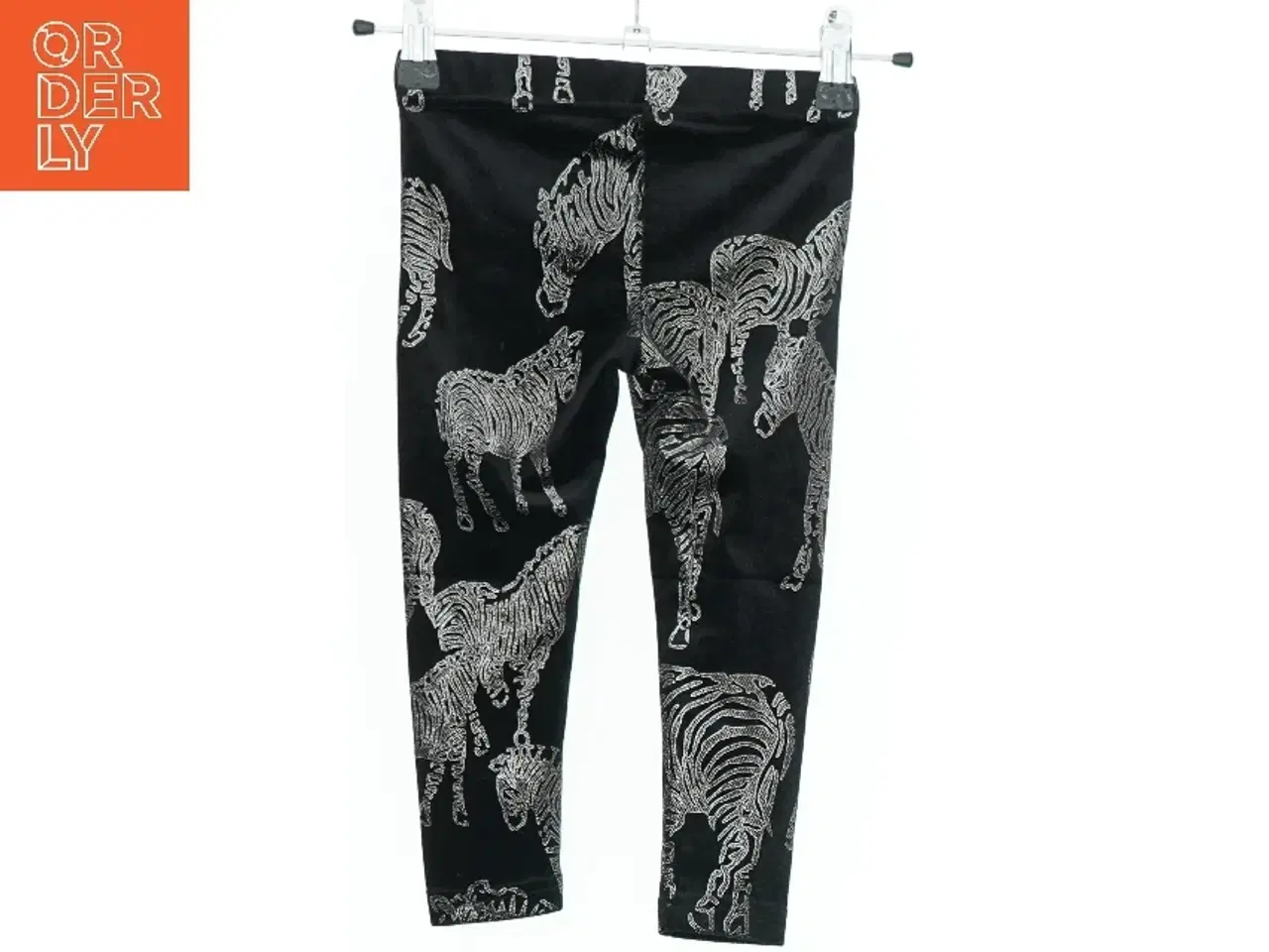 Billede 2 - Børneleggings med zebramønster fra Kids Up (str. 92)