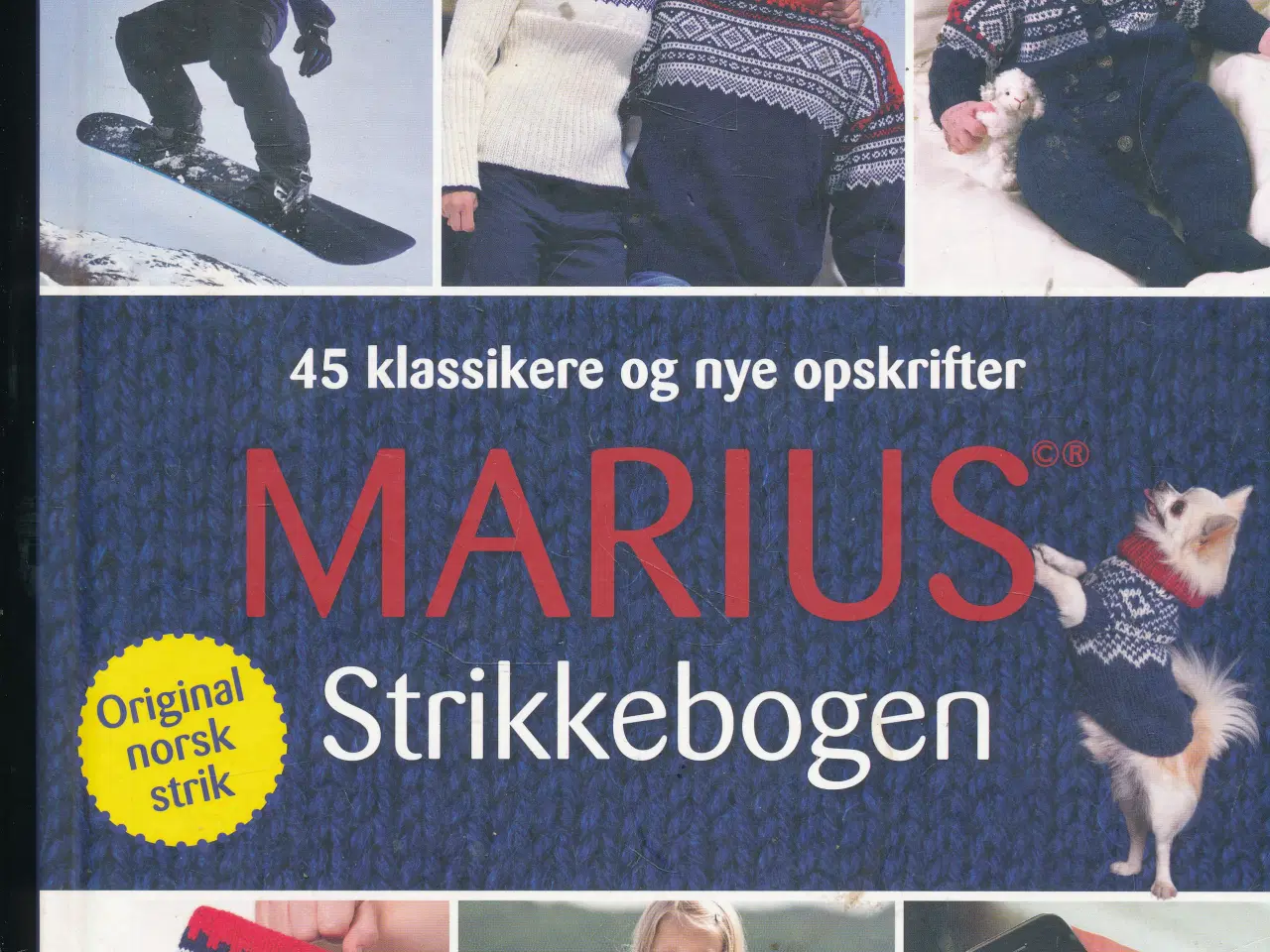 Billede 1 - MARIUS STRIKKEBOG - NORSK MØNSTERSTRIK