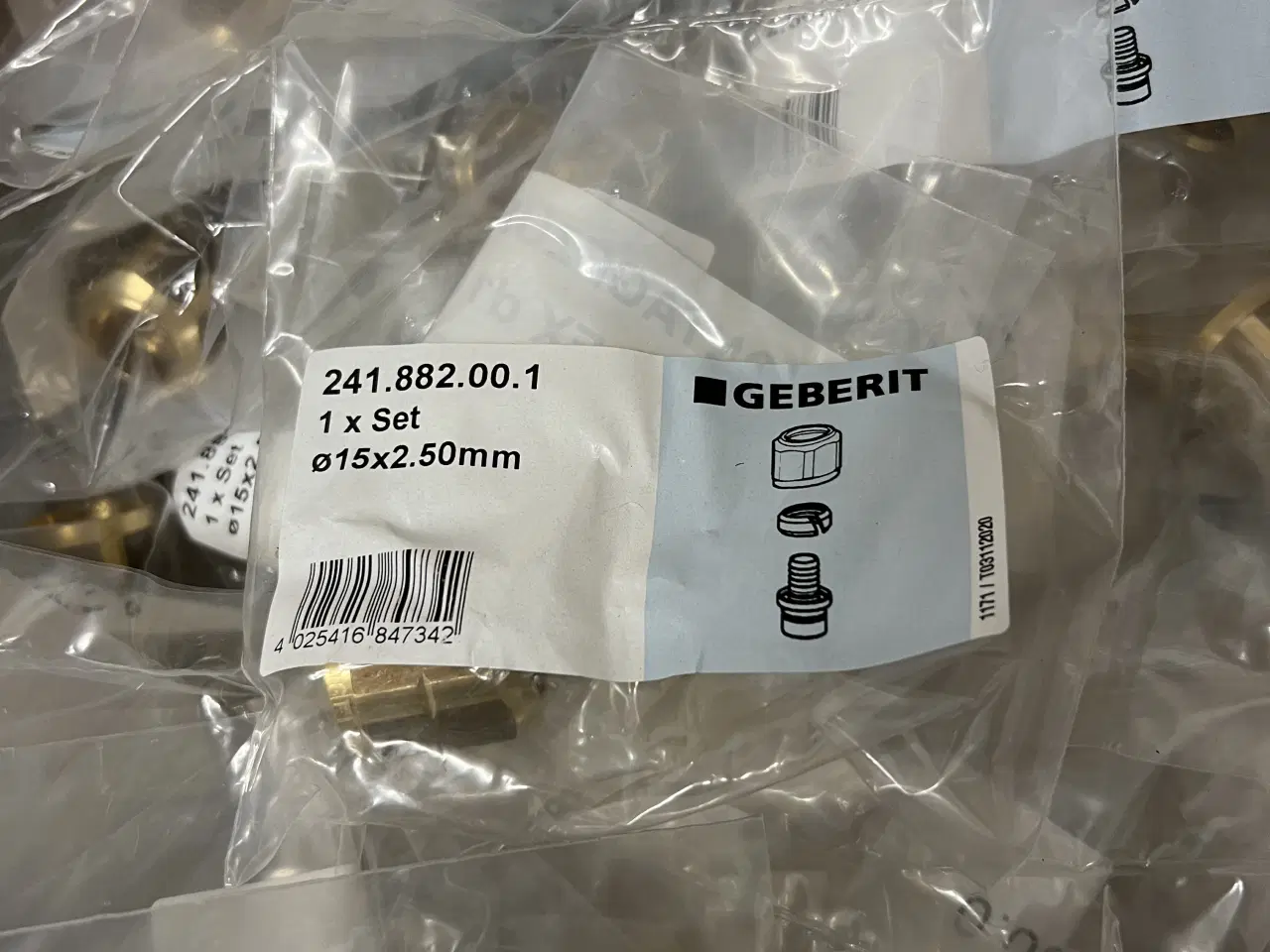 Billede 1 - Geberit vandtilslutningssæt til PEX-rør 