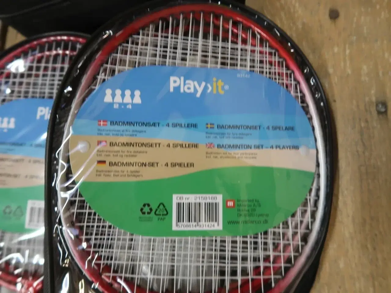 Billede 3 - 2 pk. Play>it Badmintonsæt