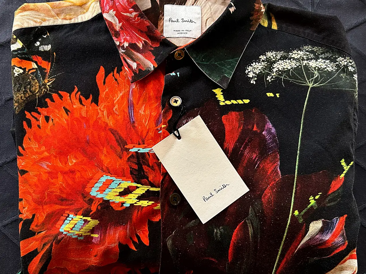 Billede 4 - Paul Smith designerskjorte  blomsterprint