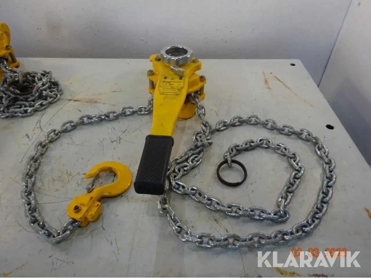 Billede 1 - Skralde Kædetalje Delta Yellow