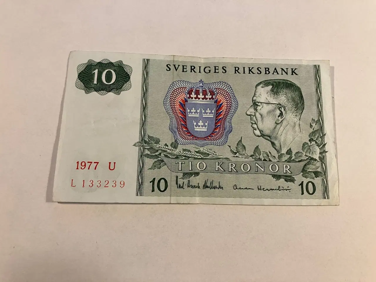 Billede 1 - 10 Kronor 1977 U Sweden