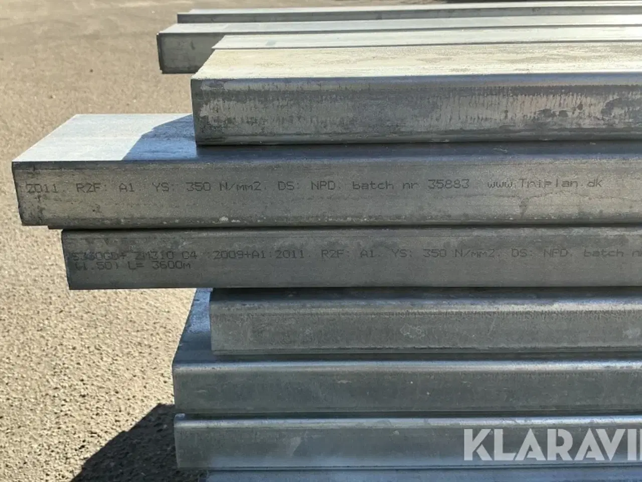 Billede 4 - Forstærkningsstolper 120 x 3500 mm 118 styk