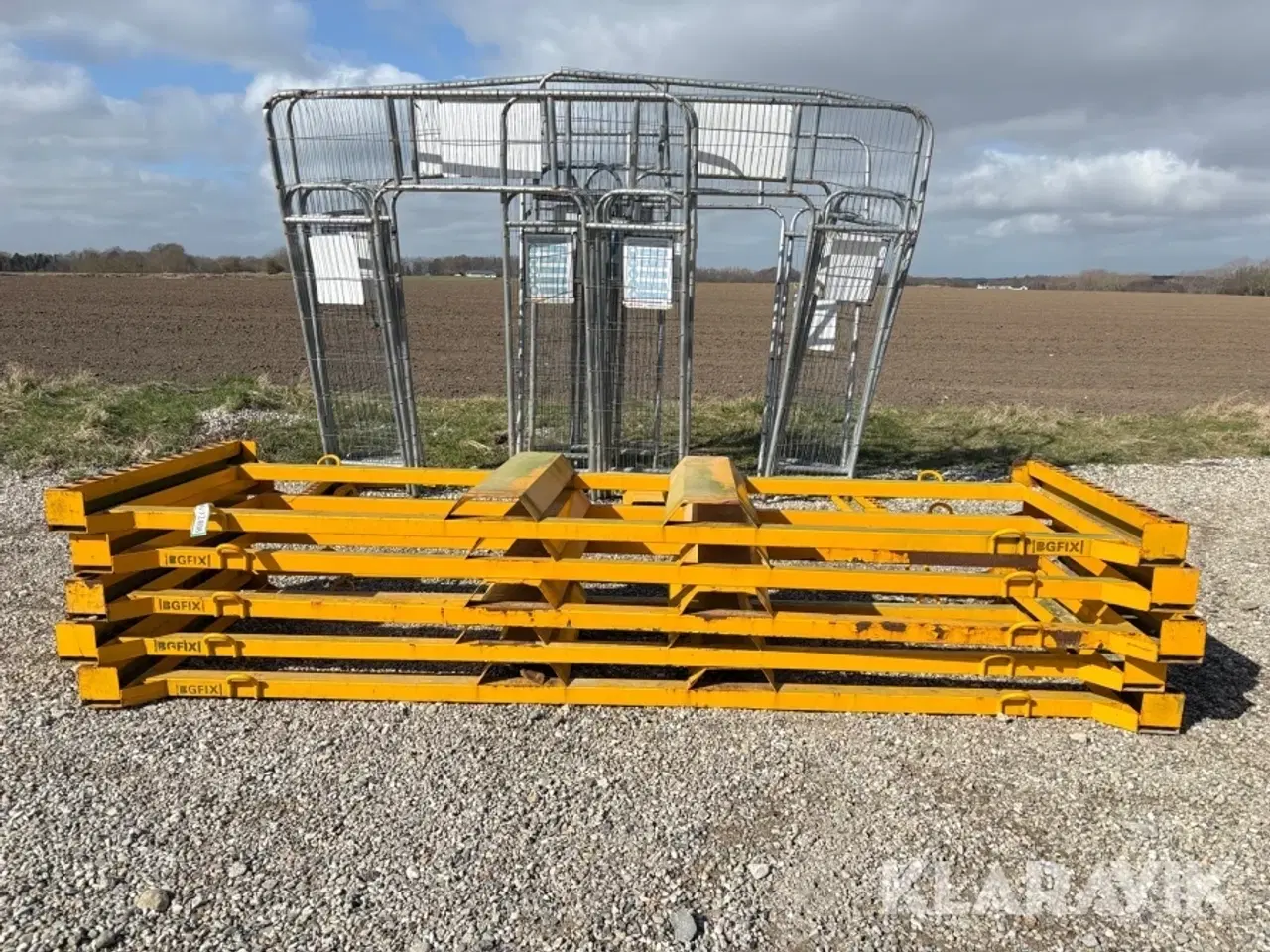 Billede 3 - Mobilhegnsstativ 6styk  incl. indgangsmoduler 6styk Bgfix