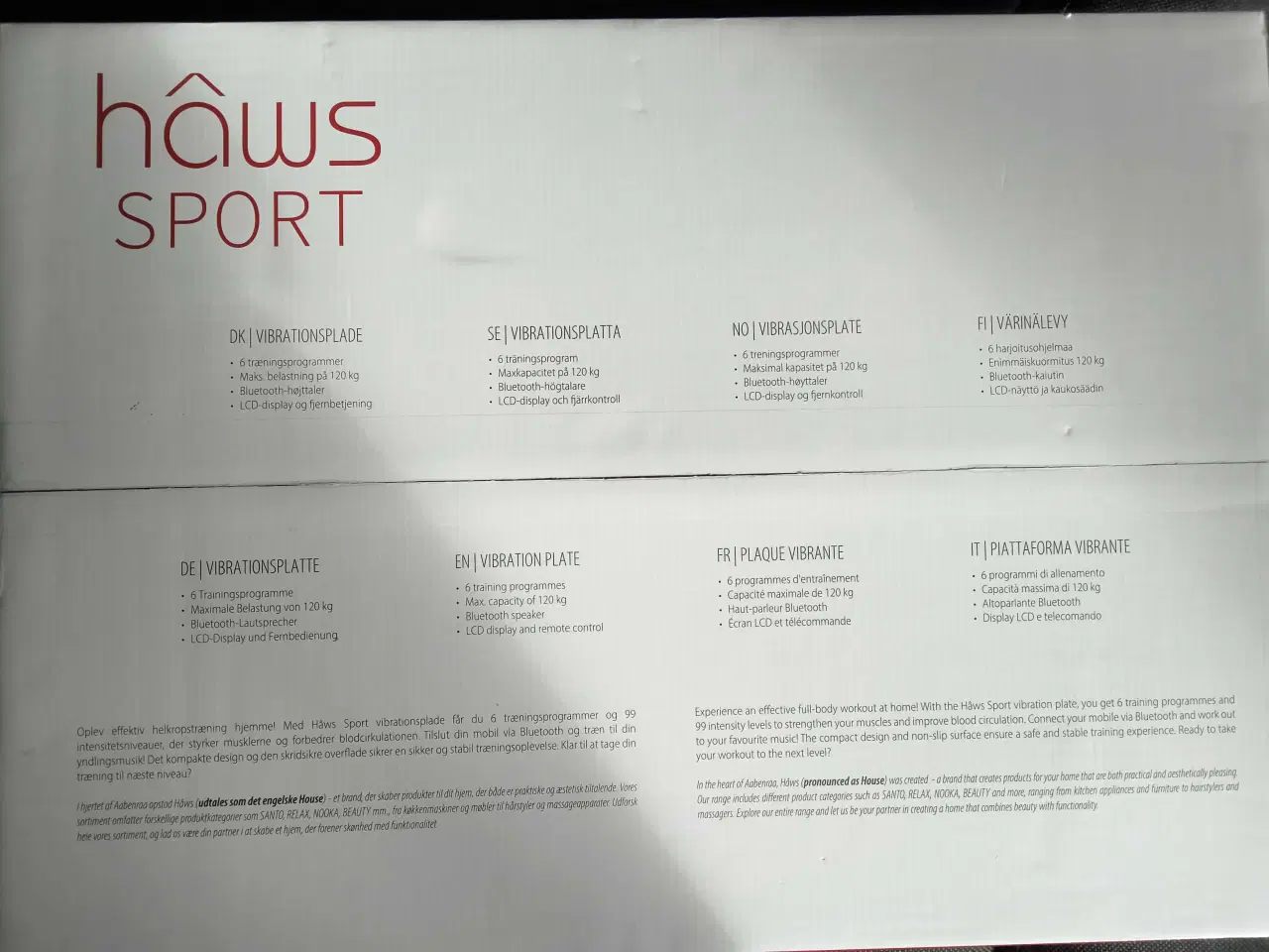 Billede 6 - Haws vibration og boksetræner m. musik/bluetooth 