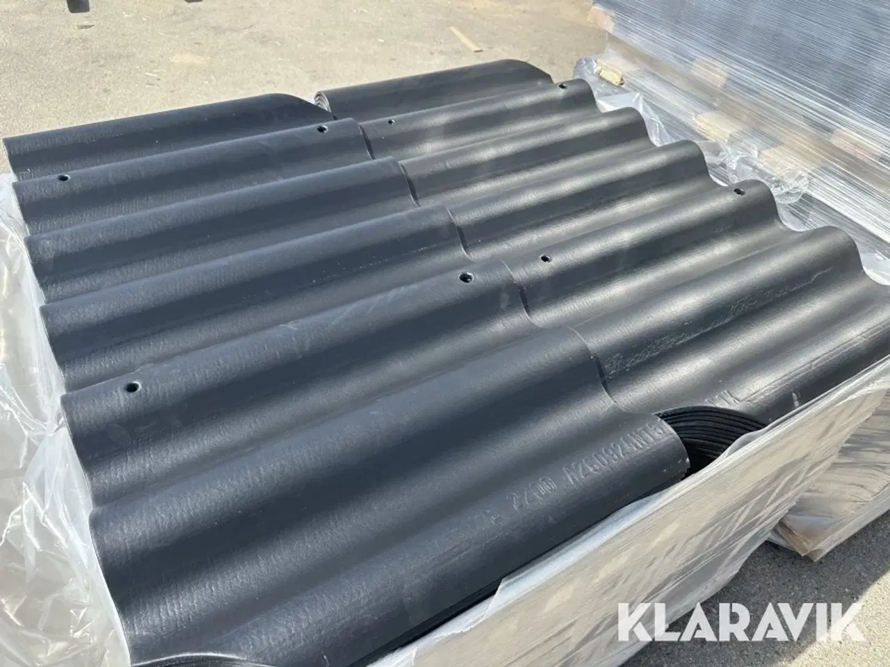 Billede 11 - Bølgeplade Euronit 702 HJ/HU Sort - 450 styks