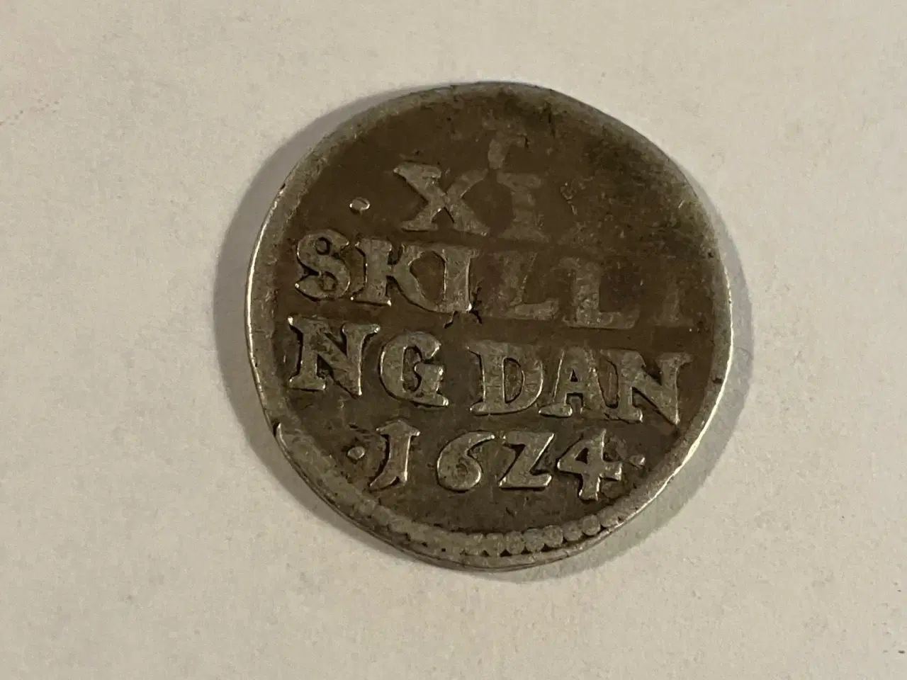 Billede 1 - 12 Skilling 1624 Danmark