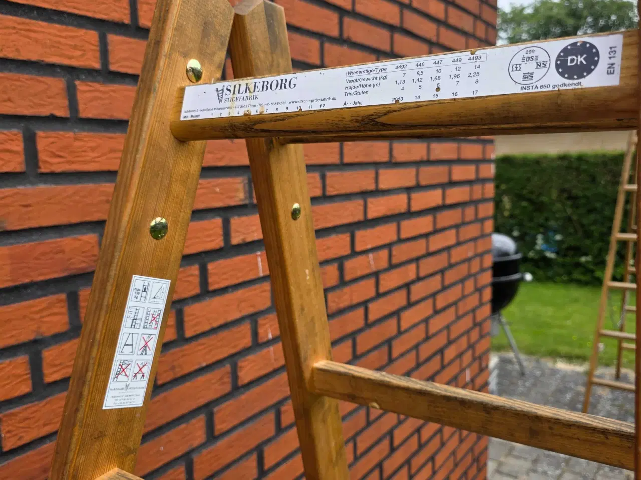 Billede 3 - Silkeborg  Wienerstige massiv Ergo 6trin