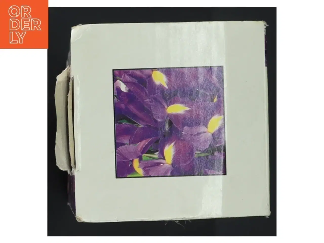 Billede 4 - Glas vase med håndmalet design fra Luminarc (str. H. 21 cm)