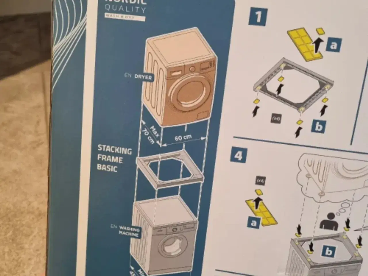 Billede 5 - Universal vaskesøjle stablesæt fra Nordic Quality