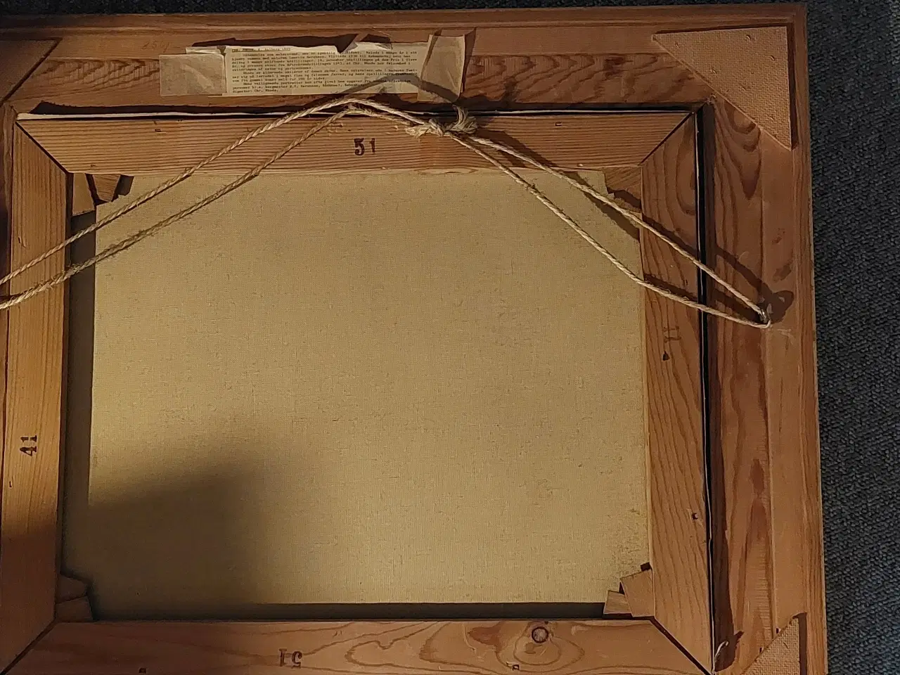 Billede 4 - Oliemaleri - landbrugsmotiv