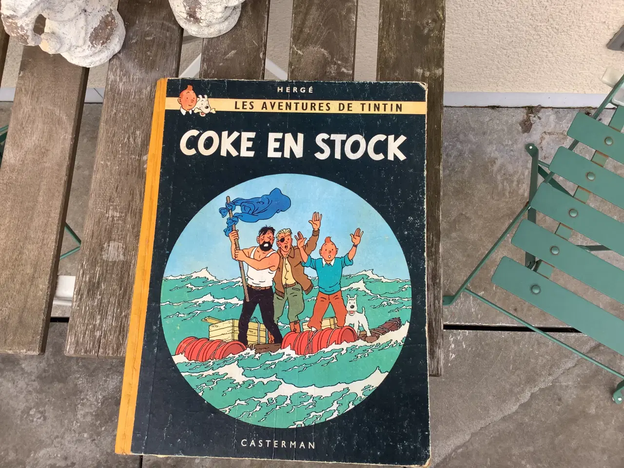 Billede 1 - FØRSTE UDGAVE 1958 Tintin “Coke en Stock