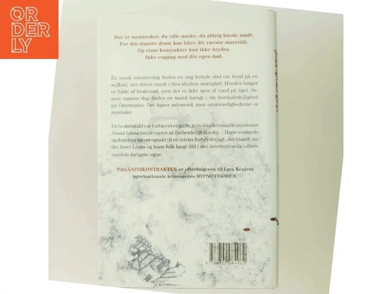 Billede 3 - Paganinikontrakten : Kriminalroman (Danish Language) af Lars Kepler (Bog)