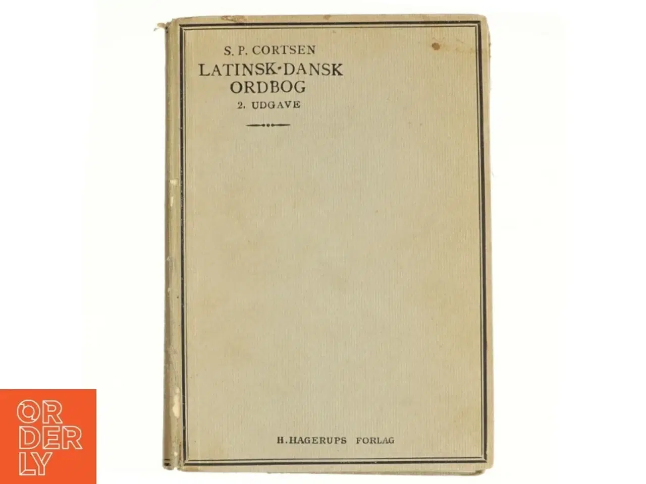 Billede 1 - Latinsk-dansk ordbog af S.P.Cortsen