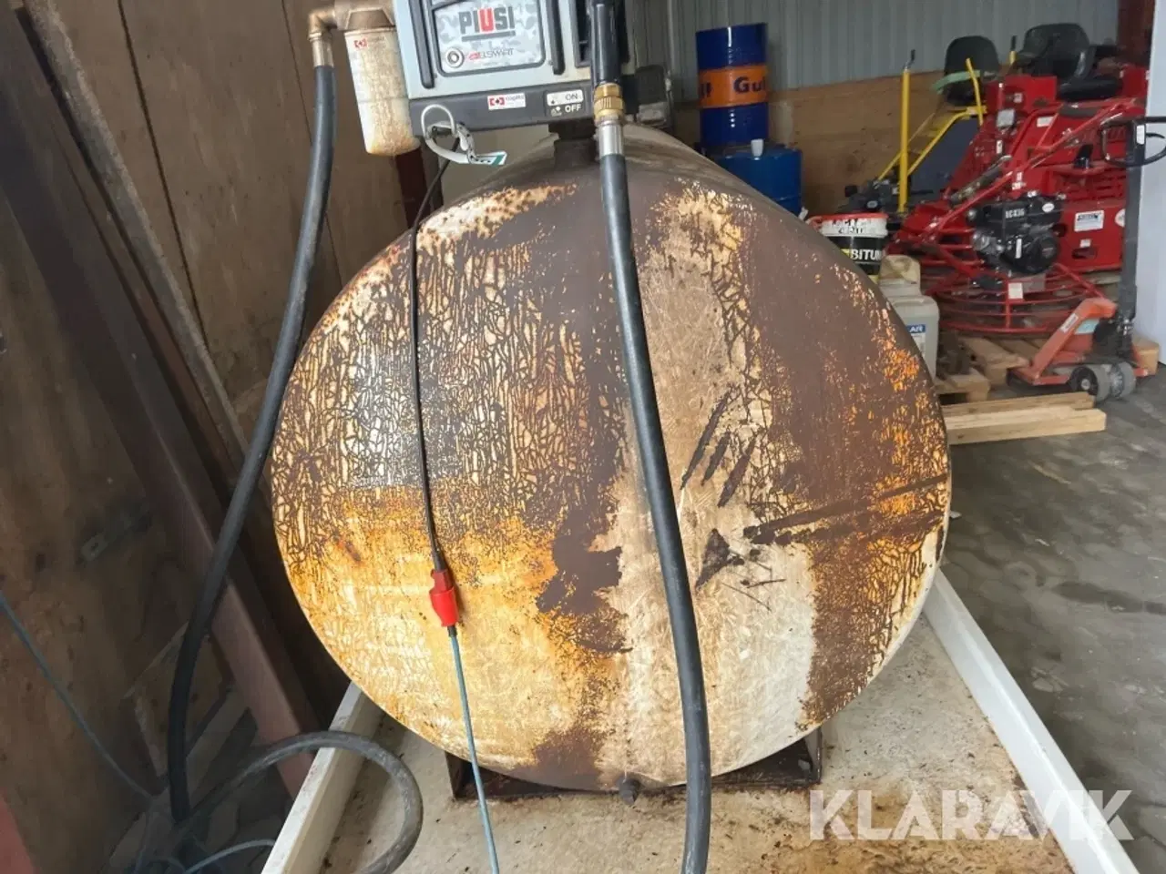 Billede 5 - Diesel tankanlæg 4000 Liter KN Smede- Og Beholderfabrik C3A