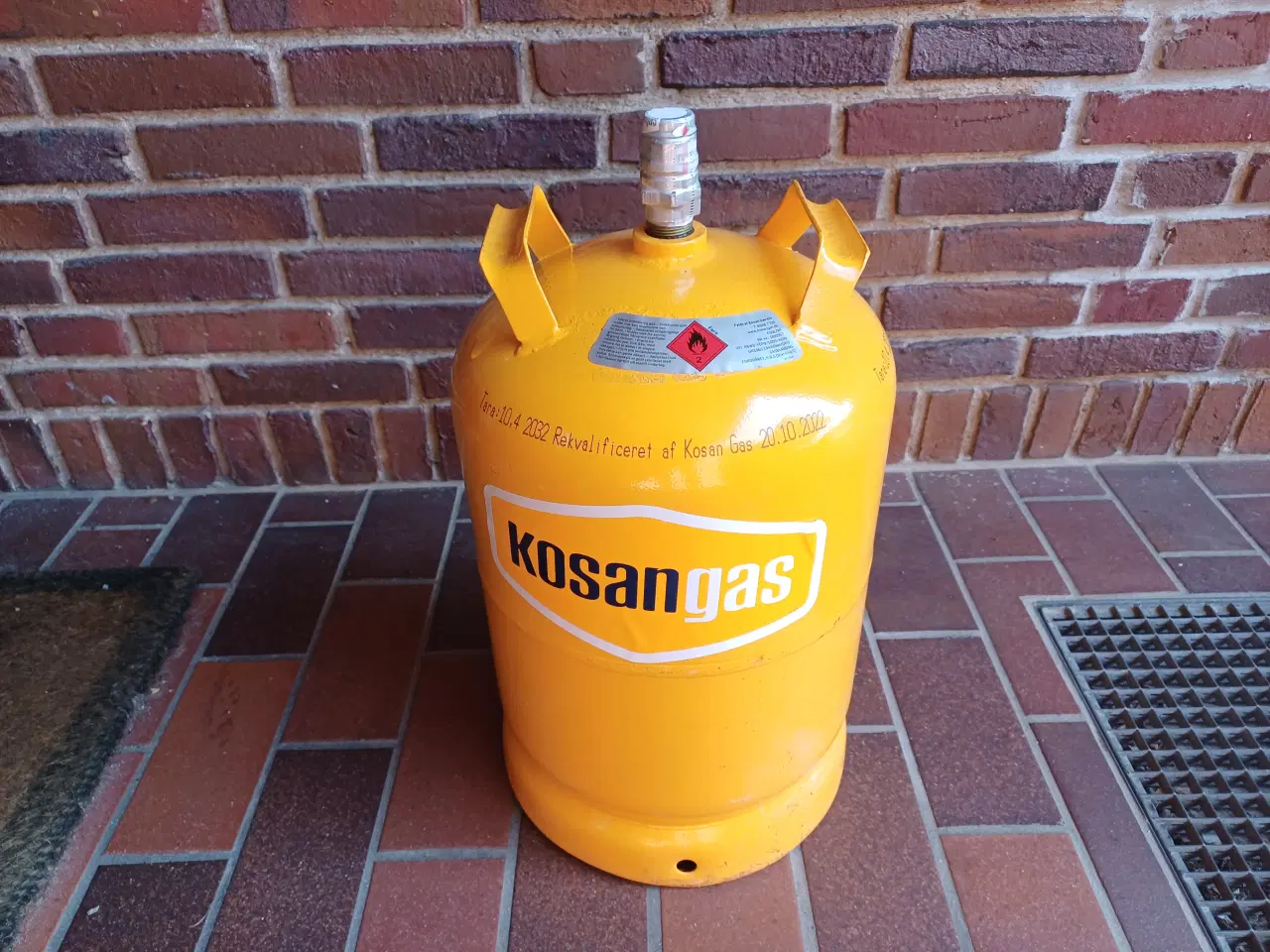 Billede 1 - 11 kg gasflaske – NY & plomberet