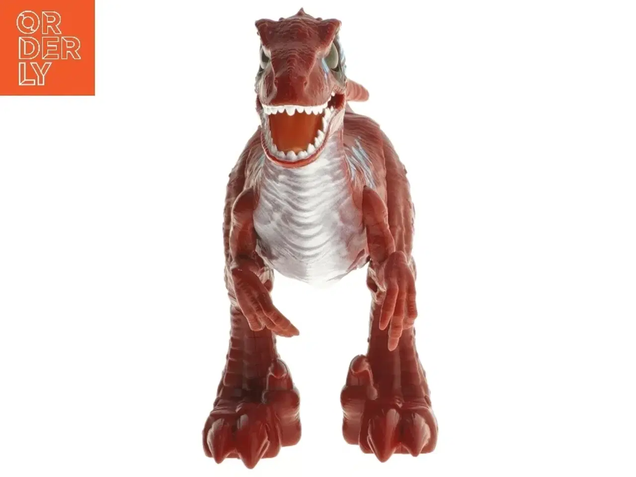 Billede 3 - Rød dinosaur legetøjsfigur (str. 27 cm)