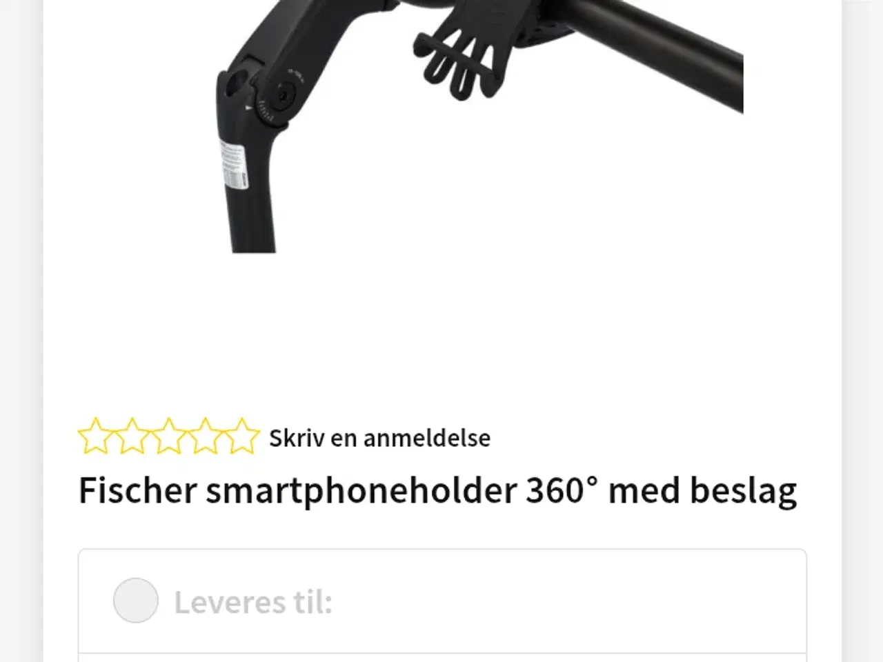 Billede 2 - Fischer smartphoneholder 360° med beslag