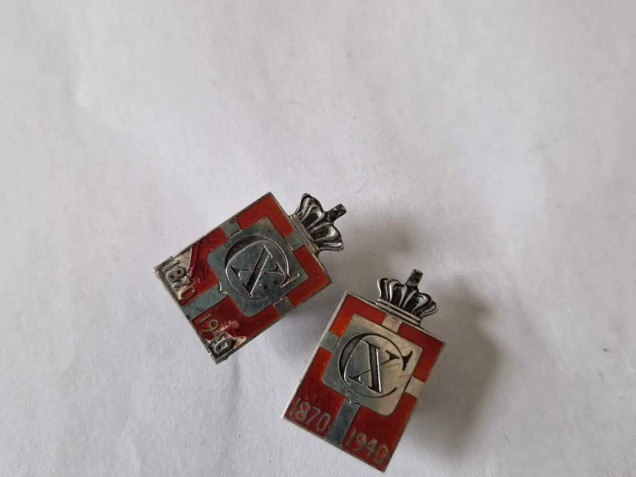 Billede 11 - Manchet knapper mv Georg Jensen kongemærker 