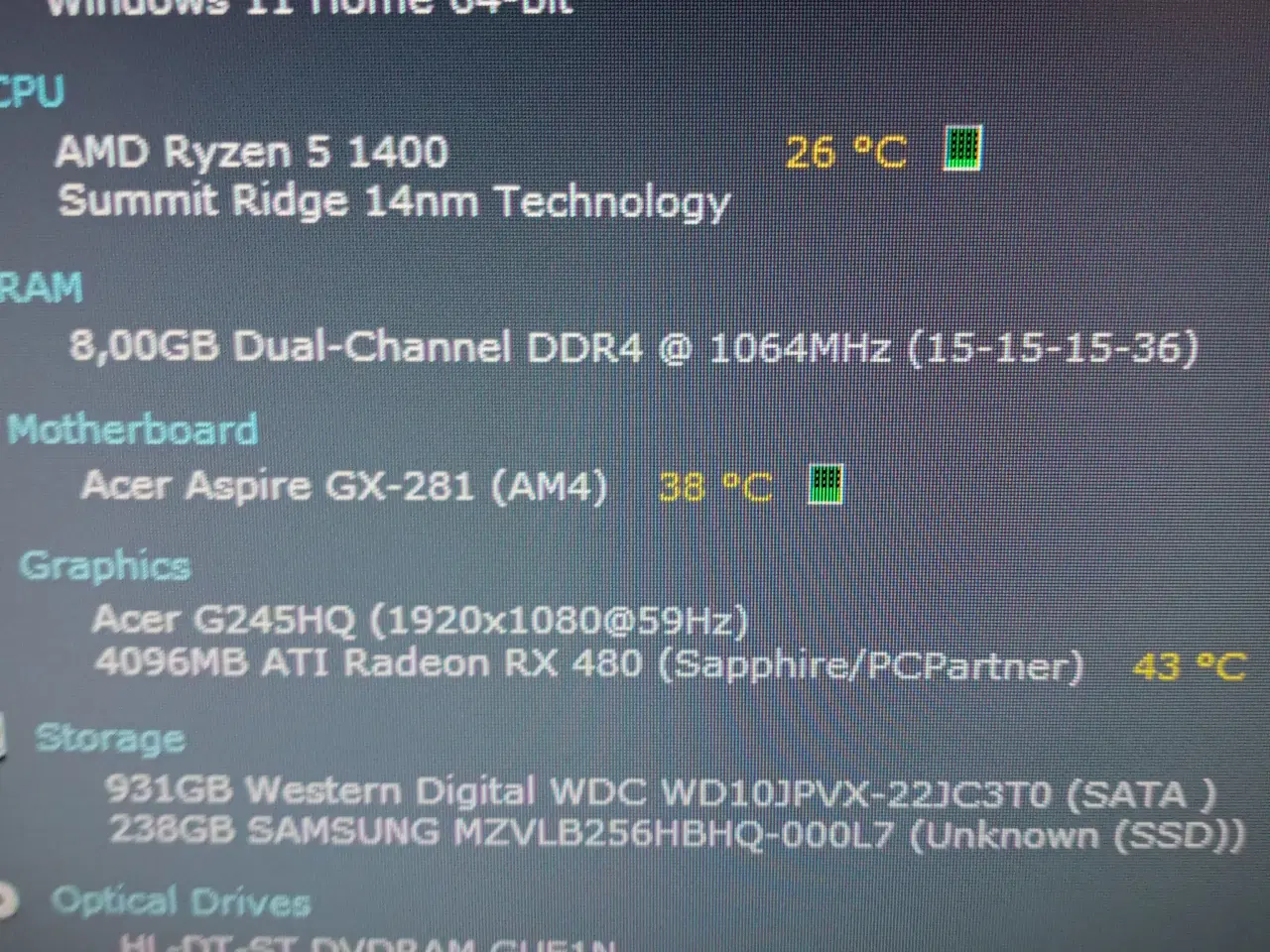 Billede 3 - Komplet Acer med Ryzen 5