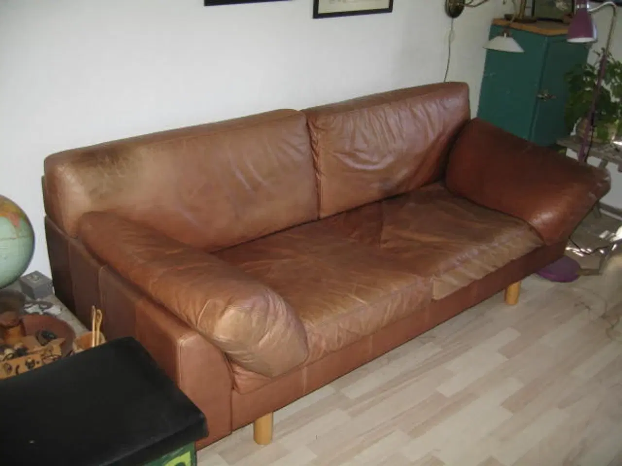 Billede 2 - lædersofa 2½ personers