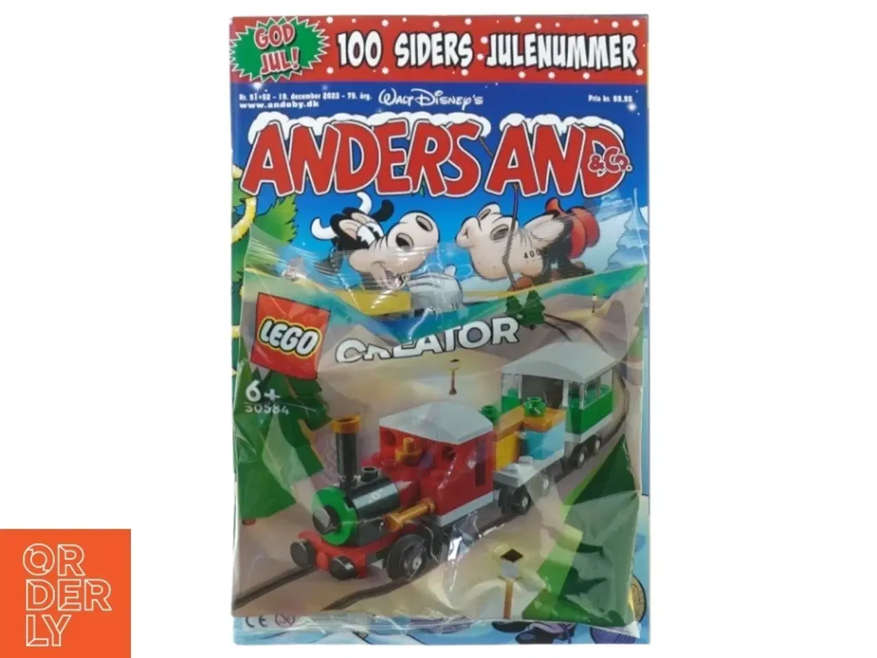 Billede 1 - Anders and blad med lego fra Disney (str. 17 x 26 cm)