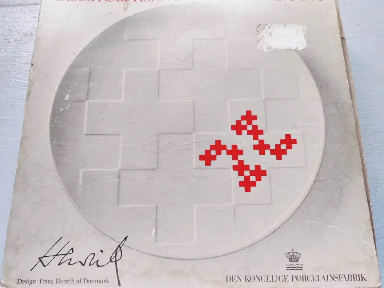 Billede 6 - røde kors platte designer af prins henrik