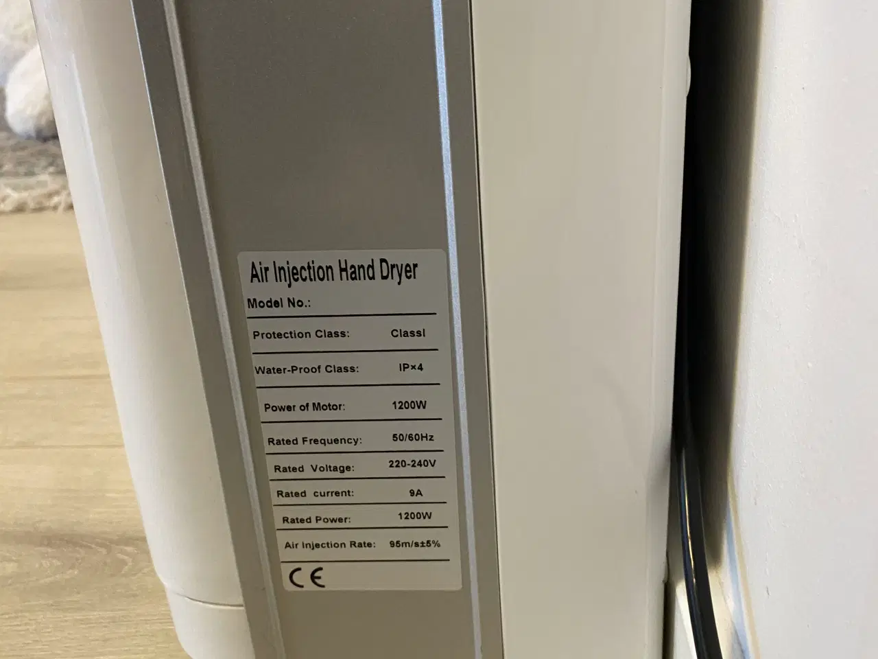 Billede 3 - Håndtørrer - Air Injection Hand Dryer