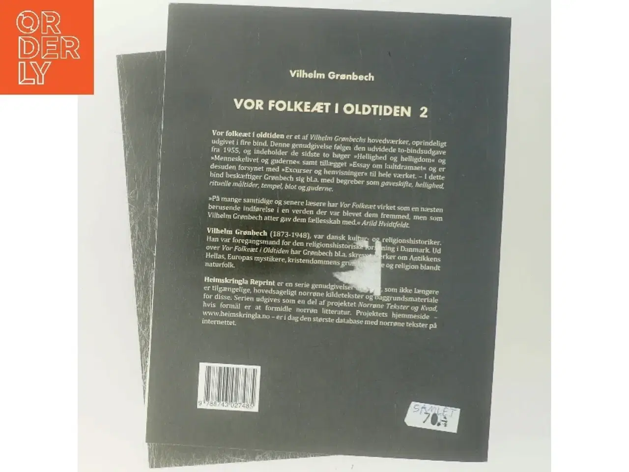 Billede 3 - Vor folkeæt i oldtiden. Bind 2 (2-bindsudgave) af Vilh. Grønbech (Bog)