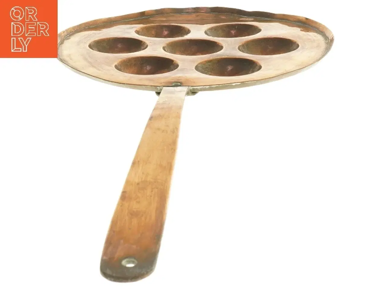 Billede 2 - Kobber æbleskive pande (str. Ø 26 cm)