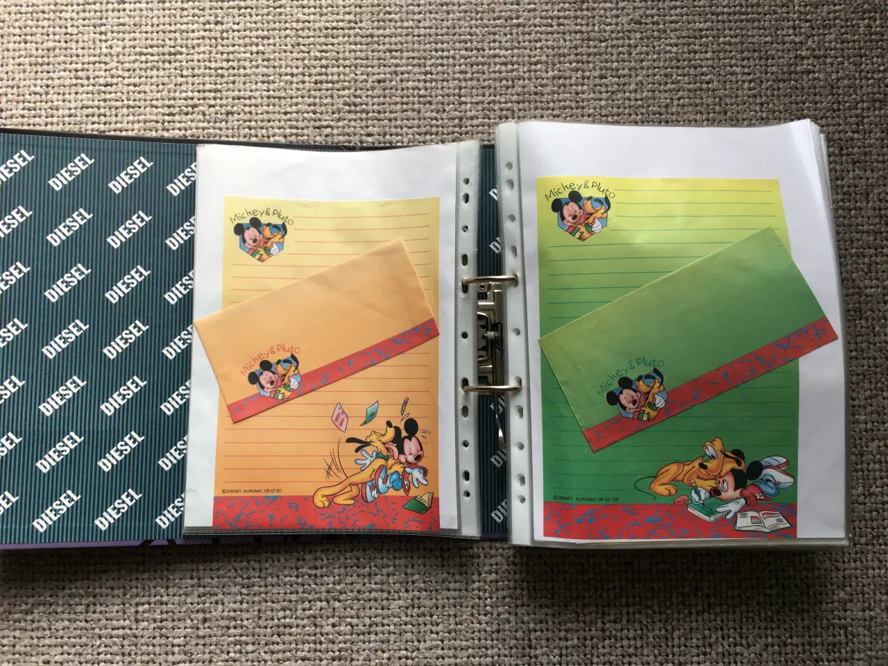 Billede 2 - Brevpapir, ringbind med stor og flot samling