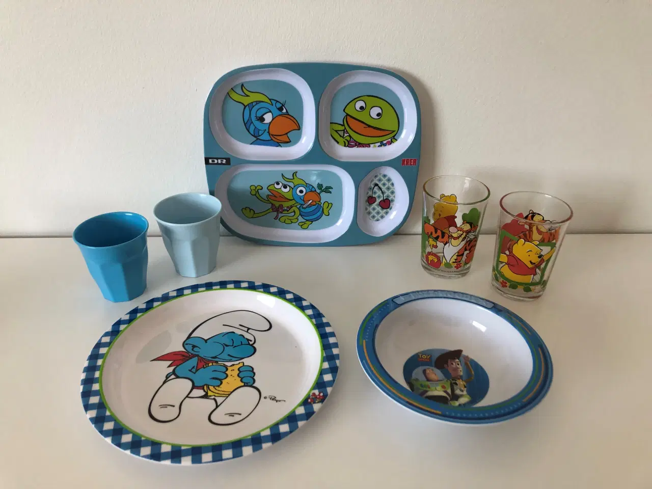 Billede 3 - Børne service + glas