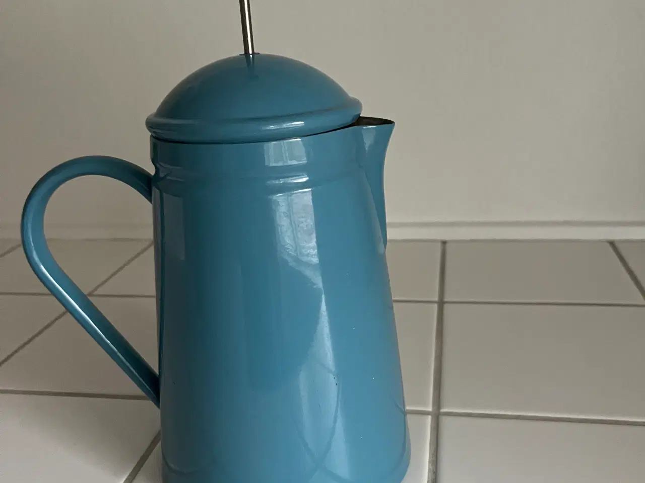Billede 1 - Madam blå stempelkaffe kande