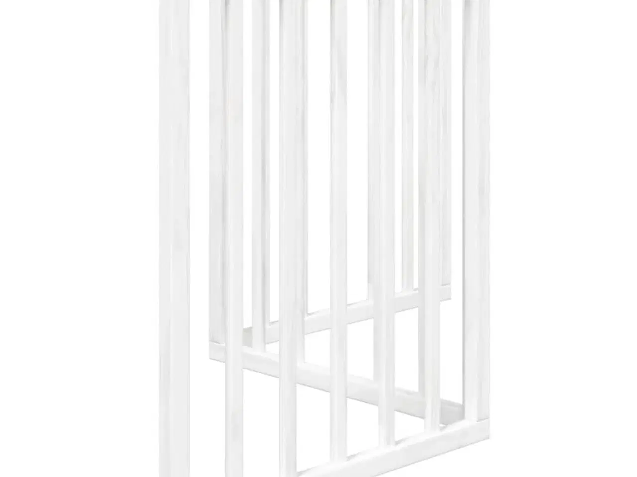 Billede 5 - Hundelåge 3 paneler 150 cm foldbar poppeltræ hvid