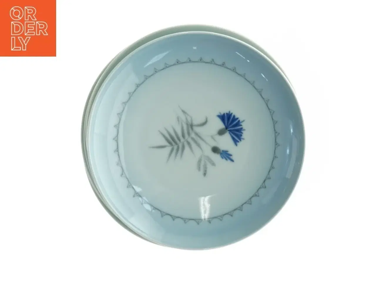 Billede 1 - Blå kornblomst, Demeter, porcelænstallerkener fra Bing Og Grøndahl (str. Diameter 15,5 cm)