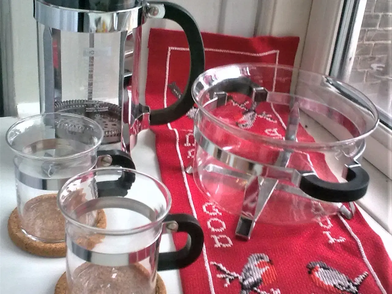 Billede 1 - Bodum kaffe krom & glas Chambord SUPPLEMENT