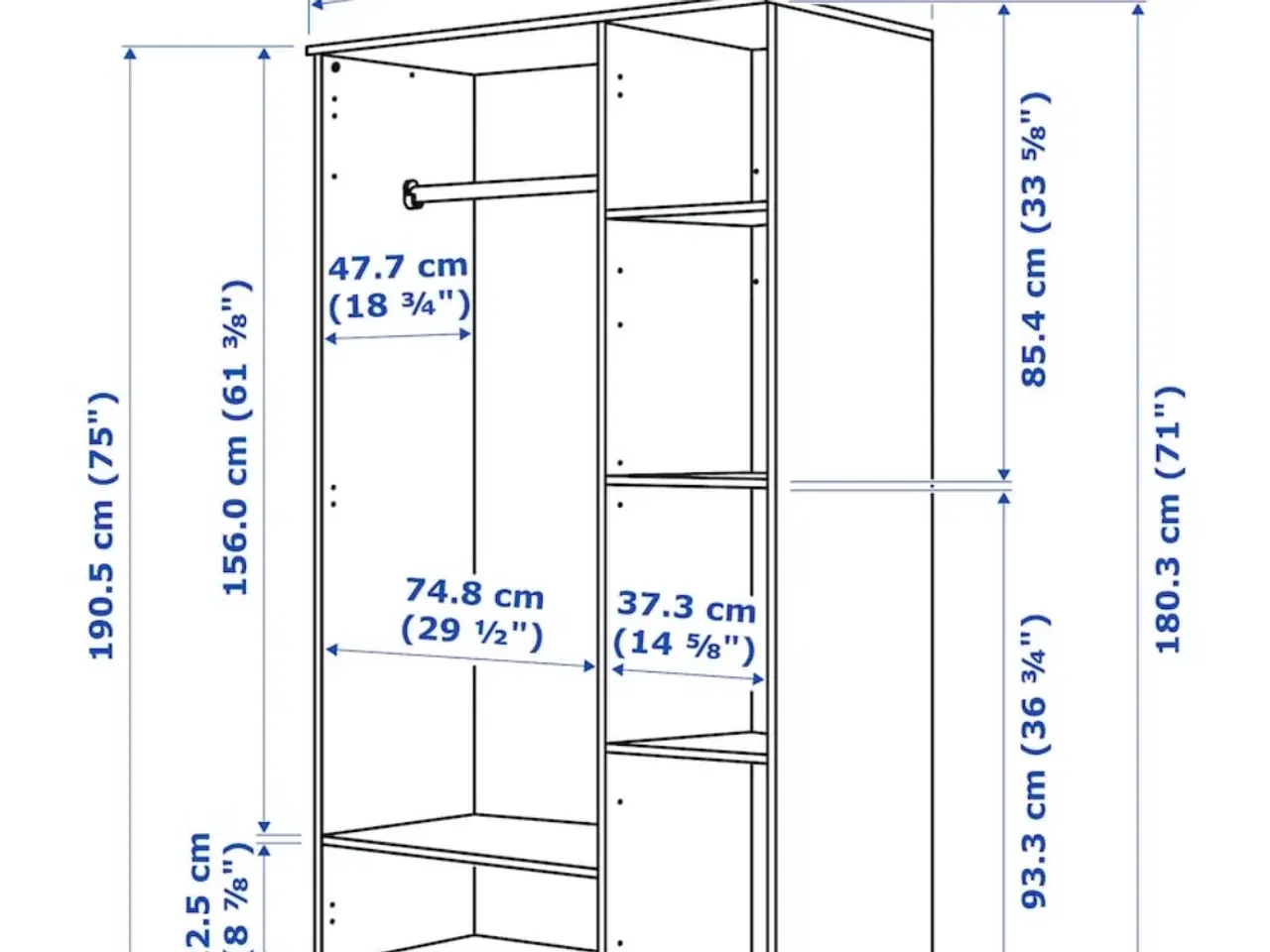 Billede 2 - Garderobeskab 