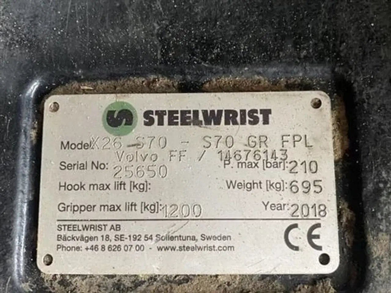 Billede 3 - - - - Steelwrist X26 S70