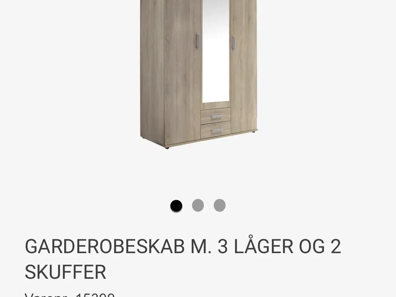 Billede 2 - Garderobeskab fra Daells bolighus 